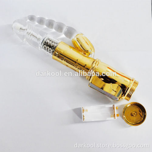 DR006/2015 multi-function girls masturbation insert vagina anal beads vibrator